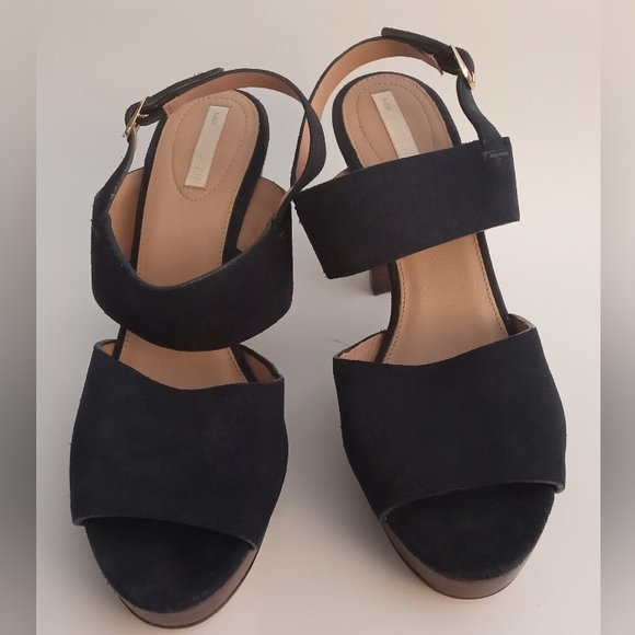 H&M Hennes & Mauritz Platform Chunky Heel Sandals - Picture 2 of 9